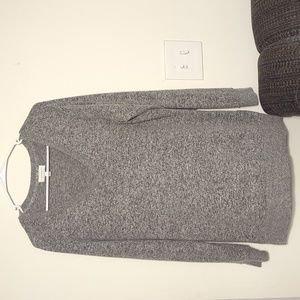 Lucky brand woman's light weight sweater gray size medium